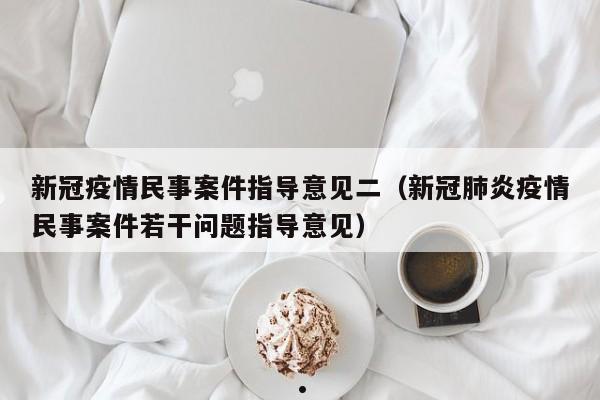新冠疫情民事案件指导意见二(新冠肺炎疫情民事案件若干问题指导意见)